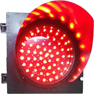 LMMIAMZ LED Traffic Light Wall Decor, 200mm Red Stop Light, Industrial Wall Sconce for Kids Room, Bedroom, Cafe, Bar, or Themed Parties, Waterproof IP65, 24V(Red-200mm-24V)