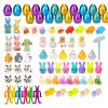 Machify 20 Pcs Colorful Easter Eggs Breaking Kit, Prefilled Surprise Toy Set, with Hammer, Cartoon Rabbit Theme, Latex, for Little Ones Ages 3+ view 1