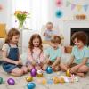 Machify 20 Pcs Colorful Easter Eggs Breaking Kit, Prefilled Surprise Toy Set, with Hammer, Cartoon Rabbit Theme, Latex, for Little Ones Ages 3+ view 2