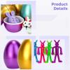 Machify 20 Pcs Colorful Easter Eggs Breaking Kit, Prefilled Surprise Toy Set, with Hammer, Cartoon Rabbit Theme, Latex, for Little Ones Ages 3+ view 3