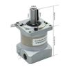 1pc Planetary Reducer SPLF60 Suitable for 60 Servo Motor 200w 400w 600w Gear Ratio 16/20/25//35/40/50 Max 30N.m 10arcmin Input 14mm(25) view 3
