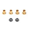 RC Car Parts Compatible with WLtoys 144001 144002 144010 124007 124016 124018 124019 RC Car Parts 6pcs Metal 6x5.2mm 6x2.7mm Flange Sleeve Bushing view 1