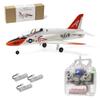 Domiuie T-45 Minimum RC Jet Aircraft Model, Brushless Motor Fixed Wing RC Fan Plane with 30mm EDF Ducted, Gyro Stabilization, Lightweight Foam Remote Control Aircraft Kit for Adults Enthusiasts view 1