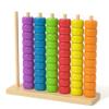 Color Matching Stacking Puzzle Game, 2026 New Wooden Color Match Challenge Game Fast Color Stack Challenge Ring Stack Puzzle with Racks and Rings, Tabletop Brain Teaser for Family Friend Fun (1, #B) view 1