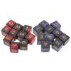 Toyvian 20pcs Galaxy Acrylic 6-Sided Dice Set for Board Game Pieces and Tabletop Rpgs, Numbered Colorful Gaming Dice Pack for Party Games and Educational Use Random Color view 1