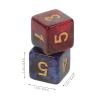 Toyvian 20pcs Galaxy Acrylic 6-Sided Dice Set for Board Game Pieces and Tabletop Rpgs, Numbered Colorful Gaming Dice Pack for Party Games and Educational Use Random Color view 2
