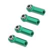 Asixxsix M4 Ball Joint Head, 4 Pcs Alloy Link Rod End with M4 Thread 7mm Diameter for RC Model Car Tie Rods Set (Green) view 3