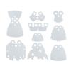 BASEPLATES Building Block Figure Accessory White Cape (Cape 11 Set) view 1