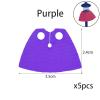 BASEPLATES Building Block Figure Accessory Purple Cape (cape024-0) view 2