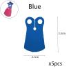 BASEPLATES Building Block Figure Accessory Blue Cape (cape179-0) view 2
