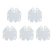 BASEPLATES Building Block Figure Accessory White Cape (cape166-0) view 1