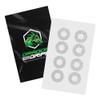 Dragon Grips RC Body Clip Hole Protectors, 8pcs, Clear PVC Stickers for 1/10 RC Crawler Body Shells, Stick-on Accessories that Prevent Clip Hole Damage and Cracking, Protect Custom-Painted Bodies view 1