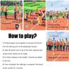 XIVUIFOI Team Building Games for Work,Instant Setup Block Tower Game for Adults and Schools, ABS Plastic Ideal for Field Day Activities (red 5pcs) view 2