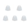 BASEPLATES Building Block Figure Accessory White Cape (cape155-0) view 1