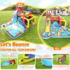AKEYDIY Water Slide Bounce House,1312.5ft Waterfall Waves Mega Water Slides Park |Inflatable Water Slide for Big Kids 8-12 &3-10,Large Pool,Blow Up Water Slide for Kids Backyard Outdoor view 2