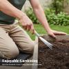 MotiveTech Garden Tool Stainless Steel Compact Trowel Portable Small Gardening Tools for Beginners, Kids, Flat Shovel view 3