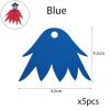 BASEPLATES Building Block Figure Accessory Blue Cape (cape160-0) view 2