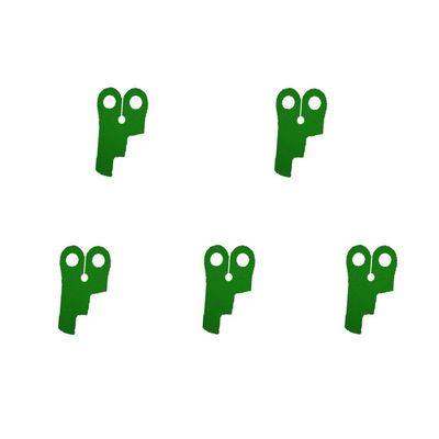 BASEPLATES Building Block Figure Accessory Green Cape (cape190-0)