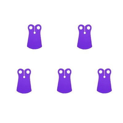 BASEPLATES Building Block Figure Accessory Purple Cape (cape180-0)