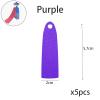 BASEPLATES Building Block Figure Accessory Purple Cape (cape107-0) view 2