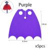 BASEPLATES Building Block Figure Accessory Purple Cape (cape080-0) view 2