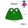 BASEPLATES Building Block Figure Accessory Green Cape (cape020-0) view 2