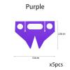 BASEPLATES Building Block Figure Accessory Purple Cape (cape111-0) view 2