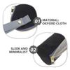 FOYTOKI 2pcs Insulated Milk Bottle Thermal Bags Bottle Carrier Sleeve Portable Cooler Pouches for Travel and Stroller Attachment in Black and Medium Gray Random Color view 3