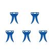 BASEPLATES Building Block Figure Accessory Blue Cape (cape113-0) view 1
