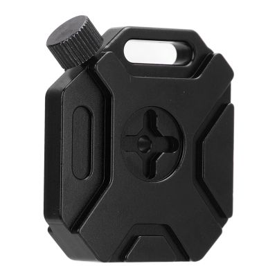 AQFNEB Simulation Mini Fuel Tank, Aluminum Alloy RC Crawler Accessory, Realistic Metal Decoration for SCX10 1/8 1/10 RC Cars with Easy Installation and Rust - Finish (Black)