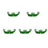 BASEPLATES Building Block Figure Accessory Green Cape (cape120-0) view 1