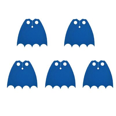 BASEPLATES Building Block Figure Accessory Blue Cape (cape079-0)