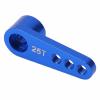 POENVFPO 5Pcs Aluminum Alloy Servo Horns, Durable Anodized Steering Servo Arms with Lightweight Design, for 02073 996R MG946R E9001 view 2