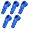 POENVFPO 5Pcs Aluminum Alloy Servo Horns, Durable Anodized Steering Servo Arms with Lightweight Design, for 02073 996R MG946R E9001 view 4