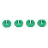 POENVFPO 4Pcs 12mm Wheel Hex Drive Hub Adapter, Aluminum Alloy RC Car Combiner Coupler with Pins Screws, for 1 10 Remote Control Car Replacement Parts (Green) view 2