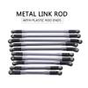 Eacam Perfectly fit for Axial SCX10 II 90046 90047, Reduce the Power of Bumps to Tires, Made of Quality Metal, Improve the Performance,1 for rc car,1 with Plastic Rod Ends 10pcs M view 1