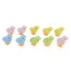Rengue 10pcs Clockwork Chick Toy, Bright Colors Lifelike Hopping Wind Up Toy for Cats and Toddlers, with Premium Plush and Plastic Material view 3