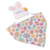 ALIESTFDNO Easter Bunny Goose Outfit, Cute Stylish 23 Inch Porch Goose Clothes with Plush Bunny Hat and Easter Egg Pattern, for Garden Lawn Decoration view 2
