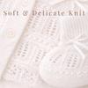03M Newborn Outfit Handmade Knit 4-Piece Baby Set Hospital Take Home Clothes Premium Baby Gift- Christening Baptism clothes - First Outfit for Newborn Boy Girl- White 812 lbs view 3
