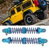 2Pcs Negative Pressure Oil Shock Absorbers, RC Car Damper with Adjustable Rebound and Hydraulic Damping System, Aluminum Alloy Metal Shock Absorber for Axial SCX10 RR10 TRX6 RGT (96mm) view 2