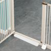 TIDTALEO Pet Fence Replacement Parts Safety Gate Fixator Plastic Stair Accessory with Kick Pedal Support Feet for Puppy Gate Stabilizer Floor Fitting and Pets view 4