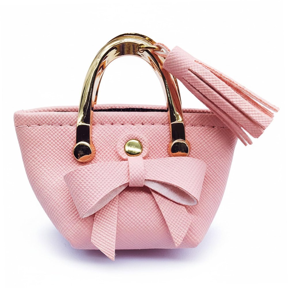 Miniature Purse for Dolls, Bow Handbag Fashion Accessory for 12 Inch Dolls, Play Purse for Little Girls..