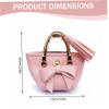 Miniature Purse for Dolls, Bow Handbag Fashion Accessory for 12 Inch Dolls, Play Purse for Little Girls.. view 3