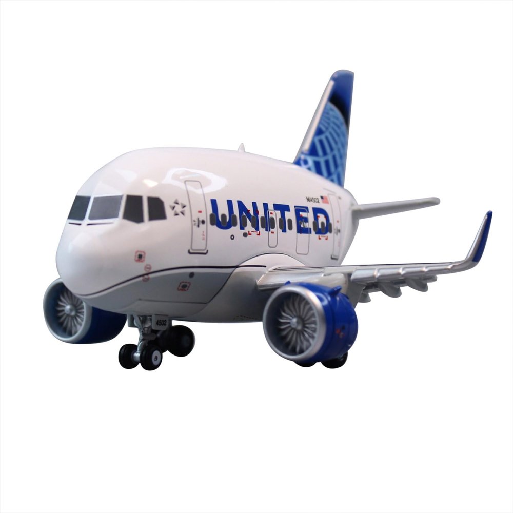 CHICHIYANG 1:300 Scale A321 Aircraft Q-Version Series Model for Adult Birthday Present Gift