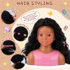Doll Head for Hair Styling Makeup Kids, Pretend Play Salon Toys for Girls view 4