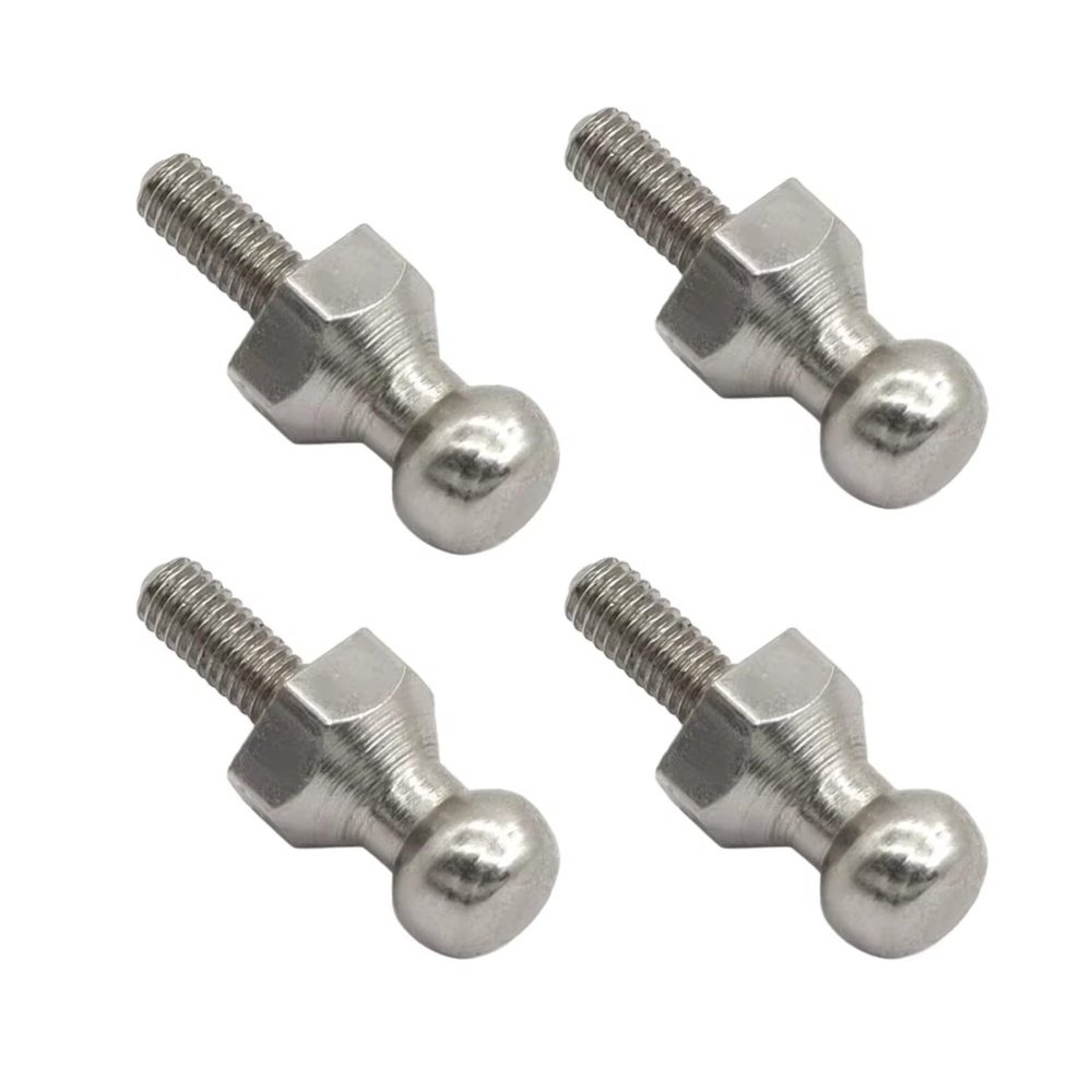 RC Car Parts Compatible with HSP 08072 08021 94109 94110 94111 94112 94115 94188 1/10 RC Monster Truck Upgrade Parts 4P Shock Absorbers Ball Mount
