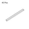 MECCANIXITY 40pcs 2mmx20mm Toys Shaft Round Rod Axles Drive Shaft for DIY RC Car Truck Boat Helicopter Model Part, Silver view 3