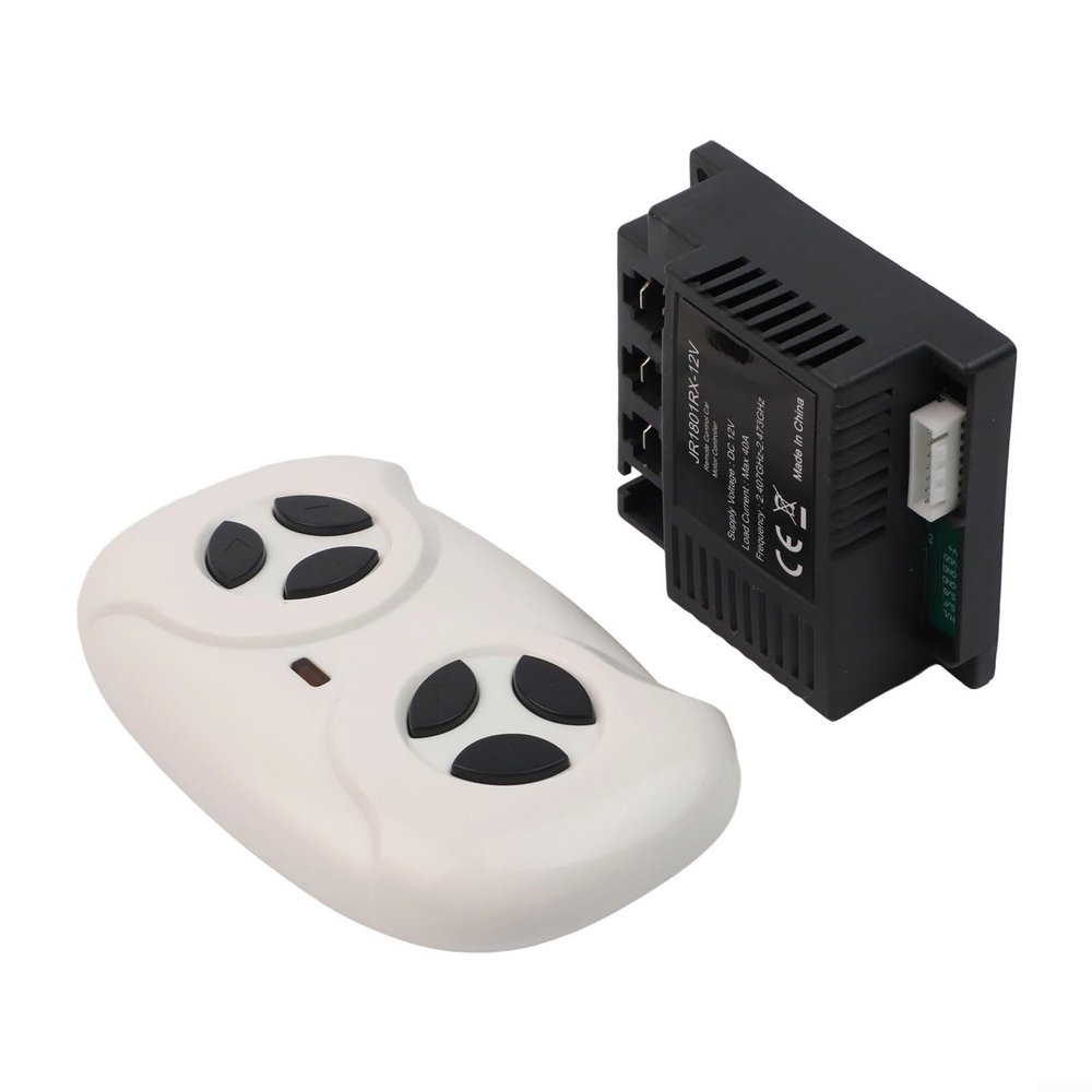 Shophubio JR1801RX-12V Remote Control Receiver for children's Ride- Toy Cars 7-Pin ABS Control Box for Compatible with JR Remote Systems(Full set)
