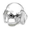 Antique Skull & Crossbones Accessories, Skull Cap Badges, Skull Head Brooches, Novelty Brooch Pins for Collars, Costume Medals for Role Play & Party Favors (Polished Silver) view 1