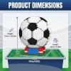 APENGBAOL Micro Mini Soccer Ball Building Set 9871 Pieces, 3D Football Model Kit for Adults, Large Sphere Construction Blocks, Creative Display Toy Gift for Soccer Fans, Home Office Decor view 4